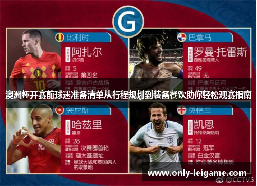 澳洲杯开赛前球迷准备清单从行程规划到装备餐饮助你轻松观赛指南