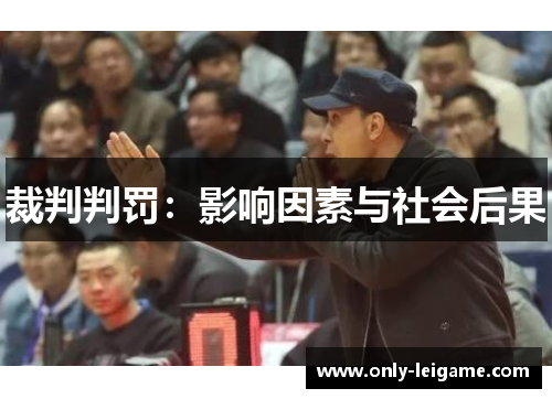 裁判判罚：影响因素与社会后果