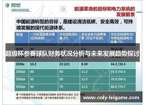 超级杯参赛球队财务状况分析与未来发展趋势探讨